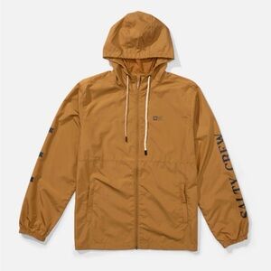 Salty Crew Brown Windbreaker Jacket